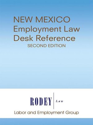 cover image of New Mexico Employment Law Desk Reference ()